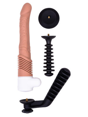 Realistic Silicone Thrusting Dildo with Sex Machine Power