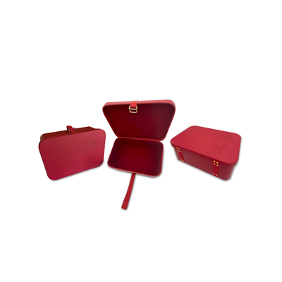 Rose Storage and Carry on Travel Case with Lock by GOOROO