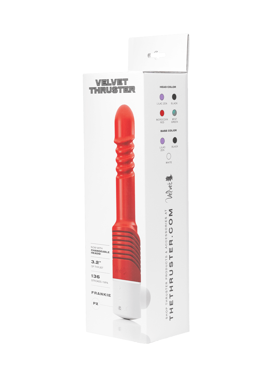 mushroom-head-dildo, frankie velvet thruster discreet shipping