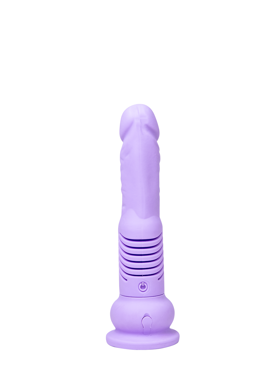 Velvet Thruster, silicone dildo - Lilac