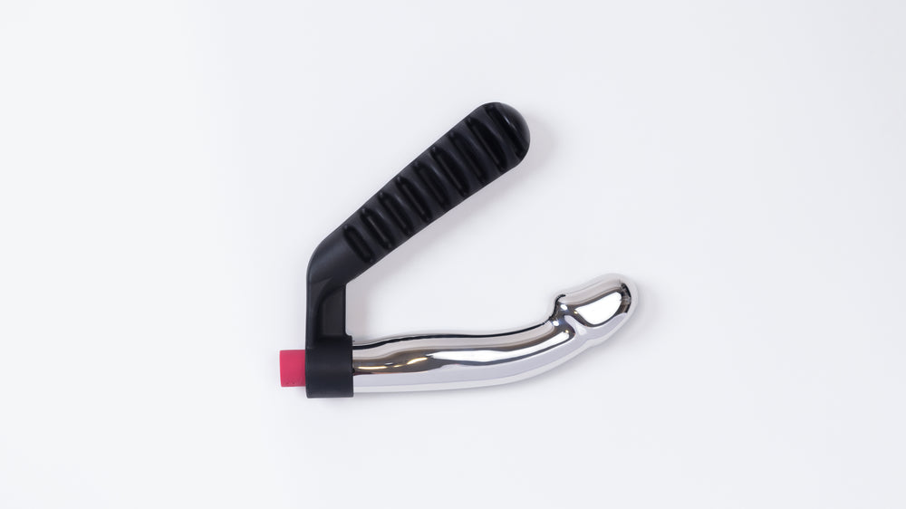vibrating-steel-dildo